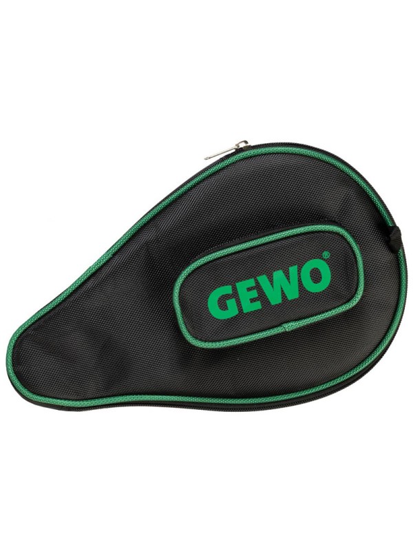 Ovitek za namizno teniški lopar GEWO Round Nova z žepkom za žogice Green