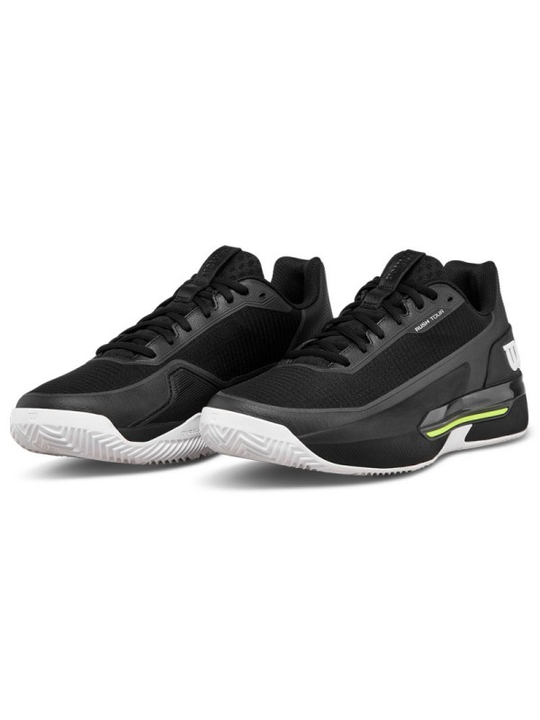 Tenis copati Wilson Rush Tour 5 Clay Black safety yellow